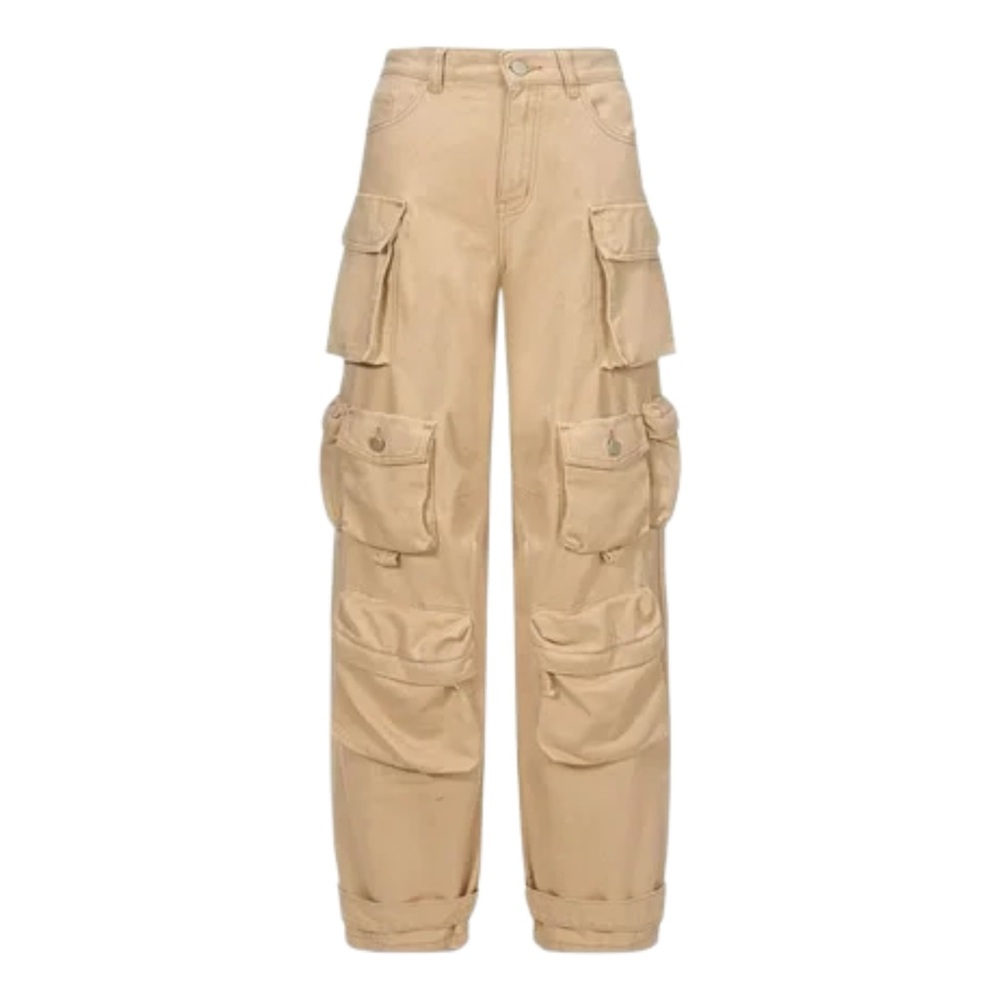 The Kript Tan Cargo Pants